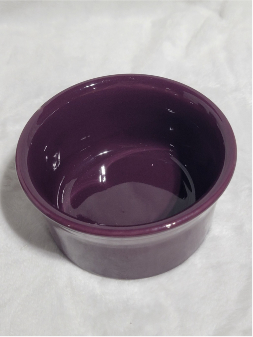 Fiesta HEATHER Ramekin Individual Baking Bowl Flawed Purple FLAWEF
